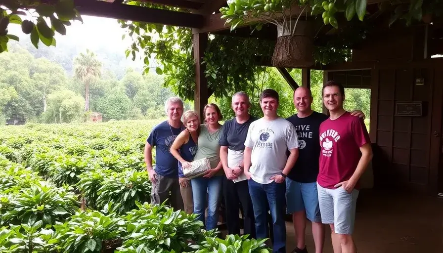 The Coffee plantation and the BrewHaven team